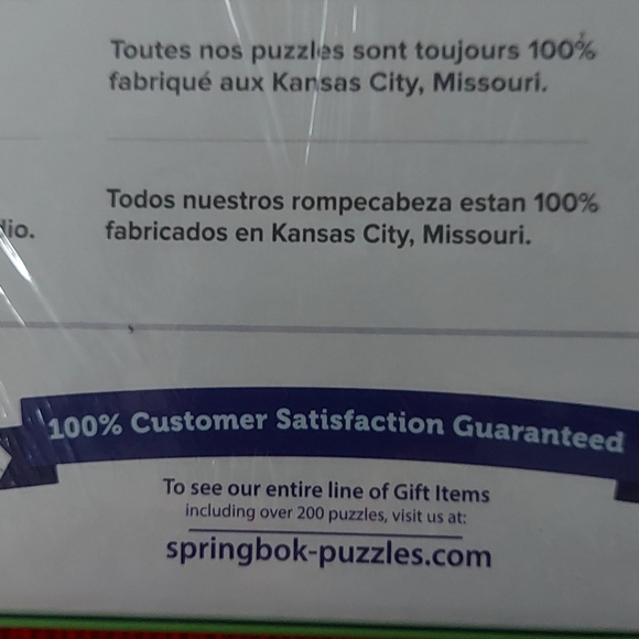 Springbrook 1000 Piece "Western Snowman " Puzzle - Picture 4 of 7